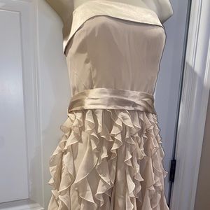 White House Black Market, ruffled cocktail dress